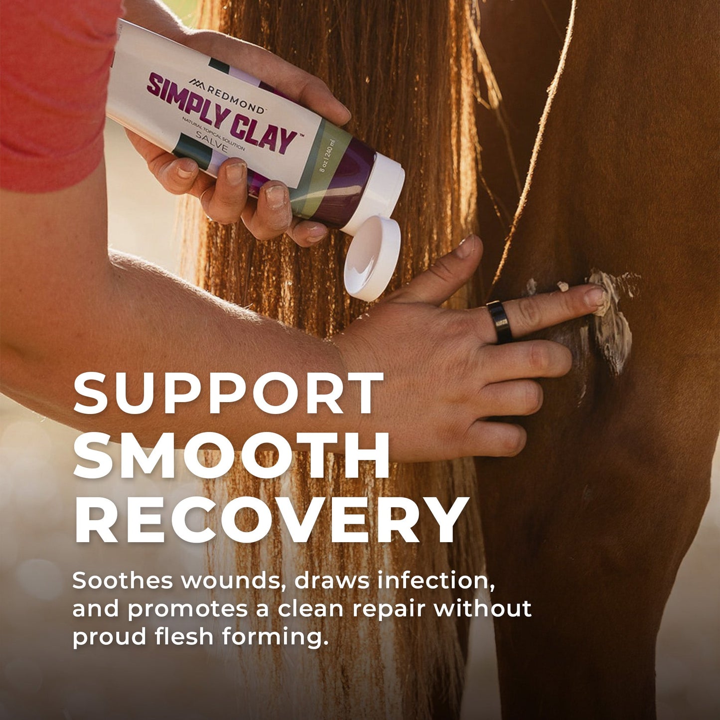Simply Clay Salve – Bentonite Clay Horse Wound Care