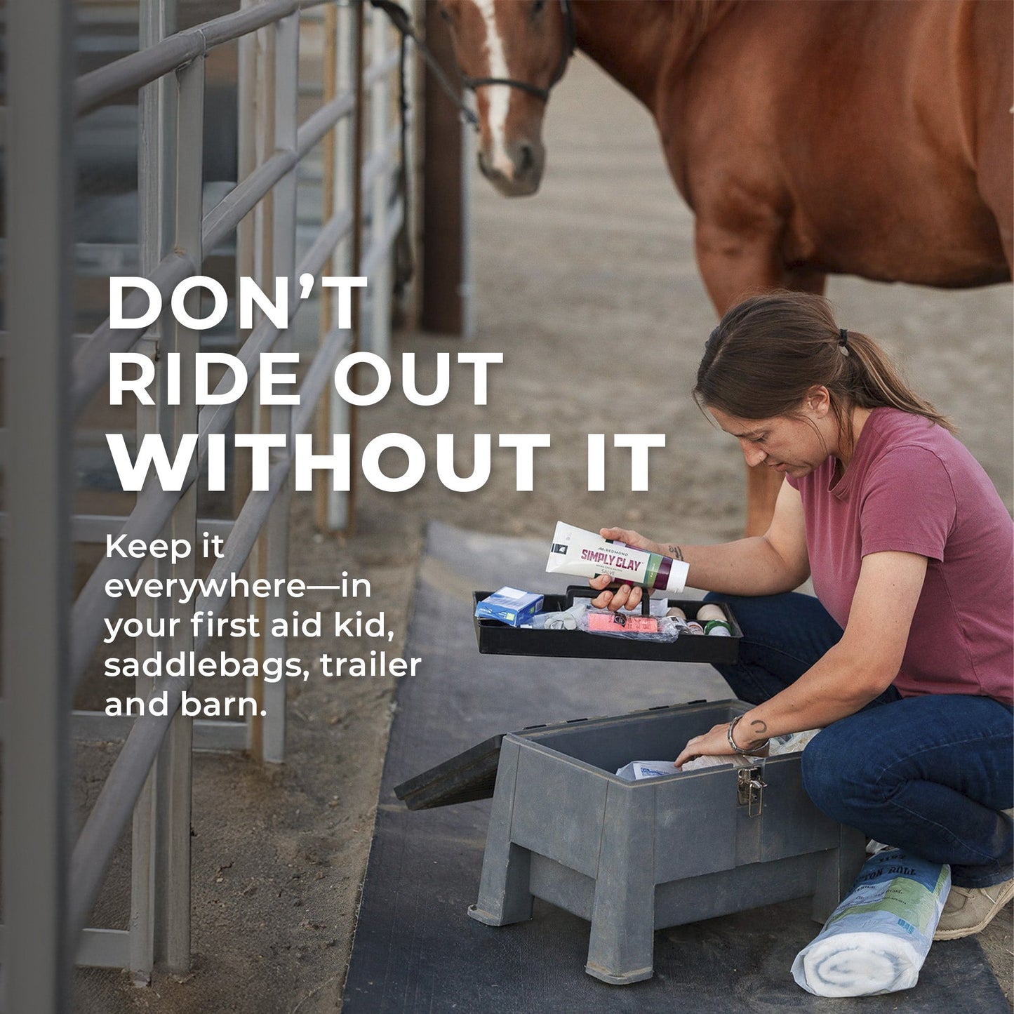 Simply Clay Salve – Bentonite Clay Horse Wound Care