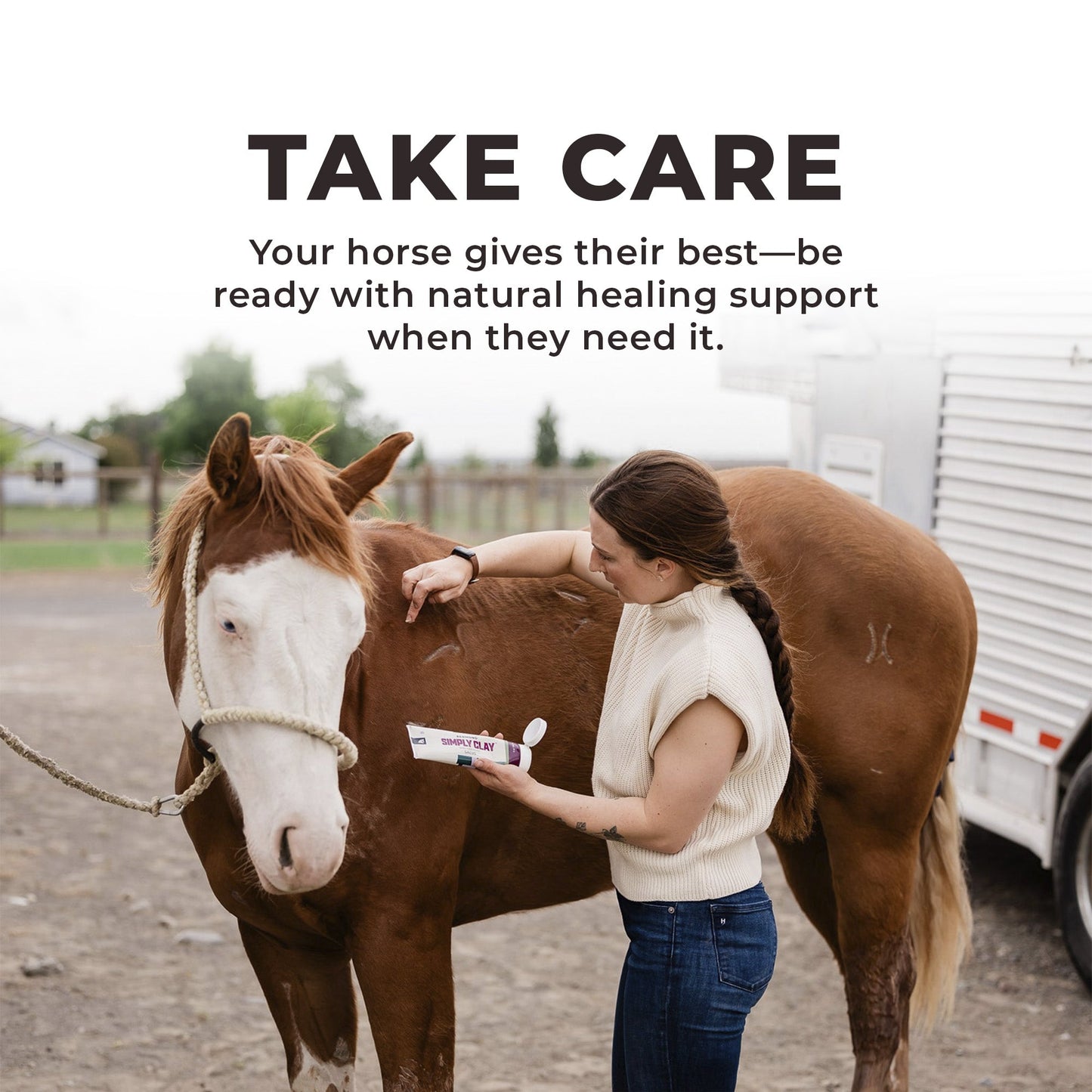 Simply Clay Salve – Bentonite Clay Horse Wound Care