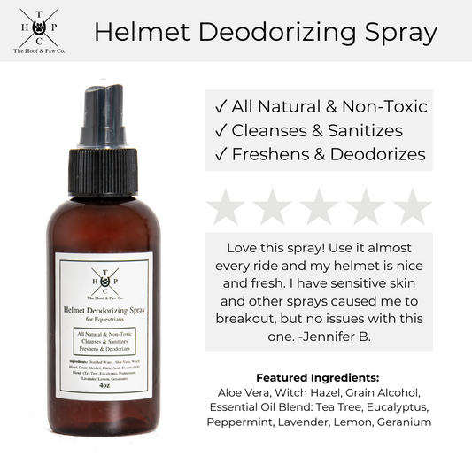 Helmet Deodorizing Spray for Humans - 4oz