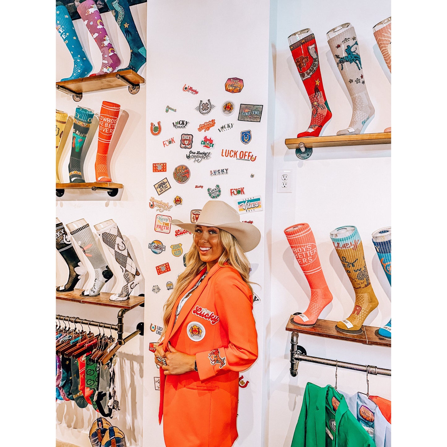 Orange You Feeling Lucky Blazer