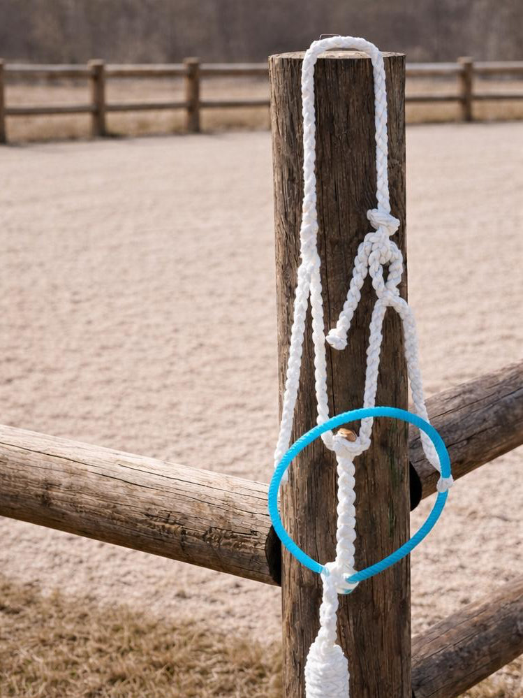 White Lariat Halter