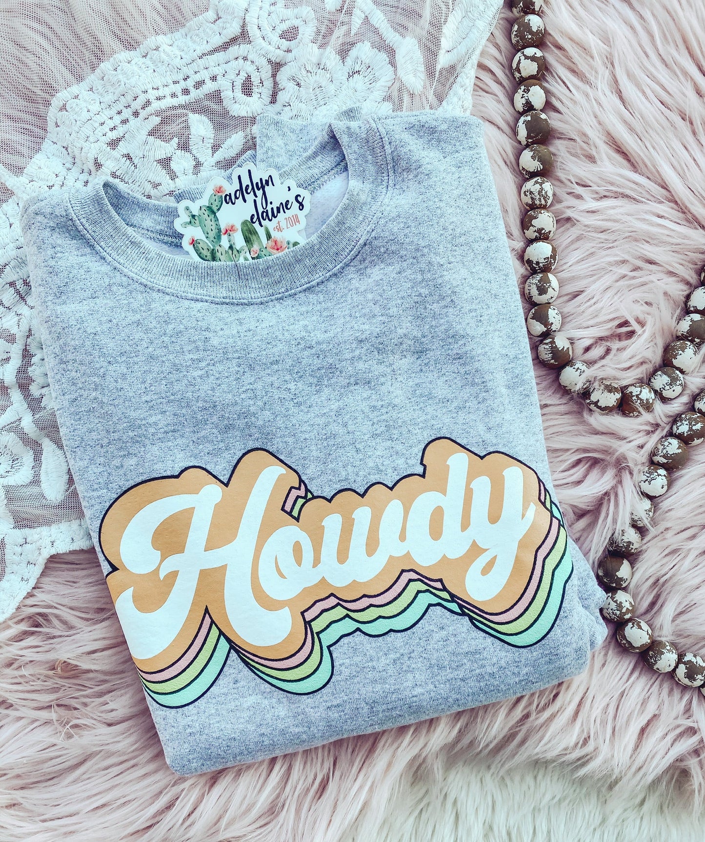 Retro Howdy - Graphic Top