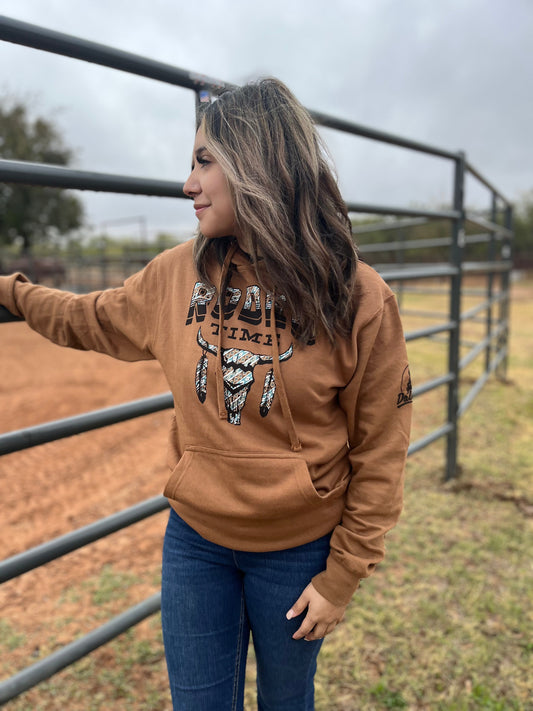 Rodeo Time Tribal Hoodie