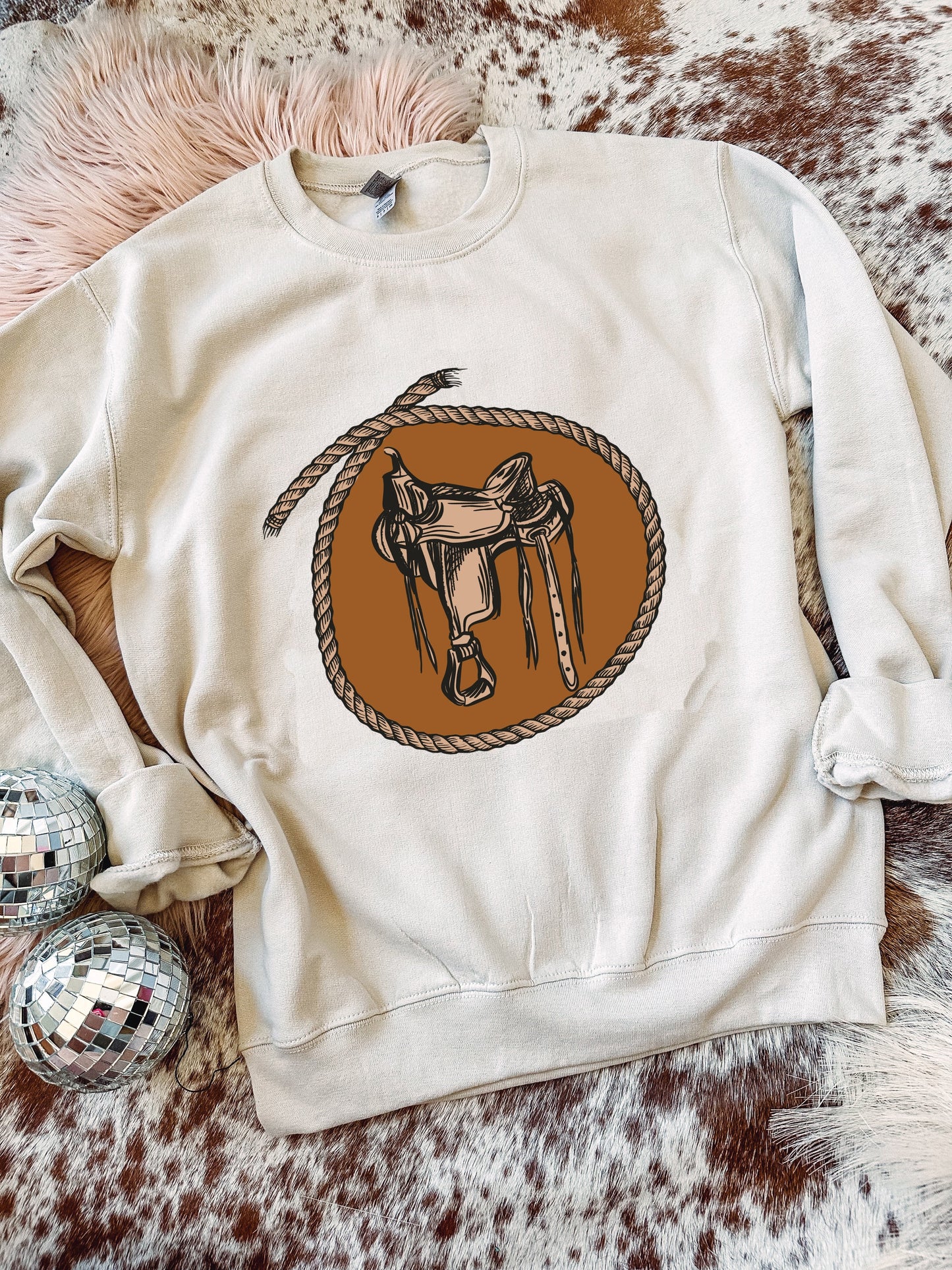 Get Back in the Saddle - Graphic Top