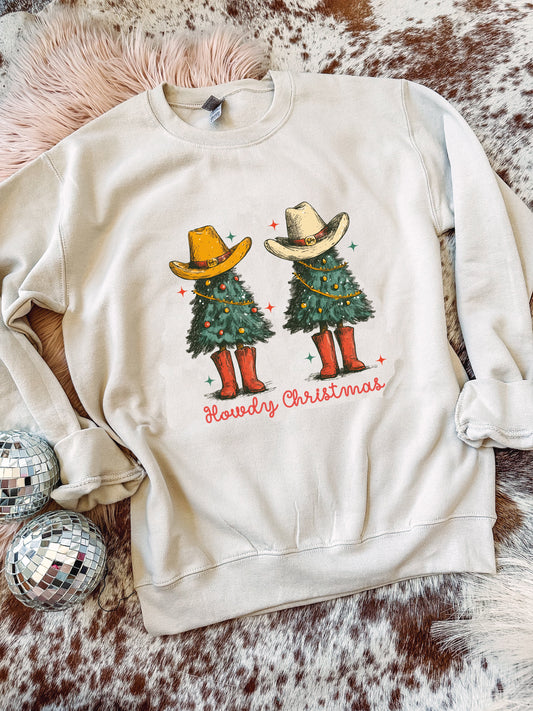 Howdy Christmas Tree - Graphic Top