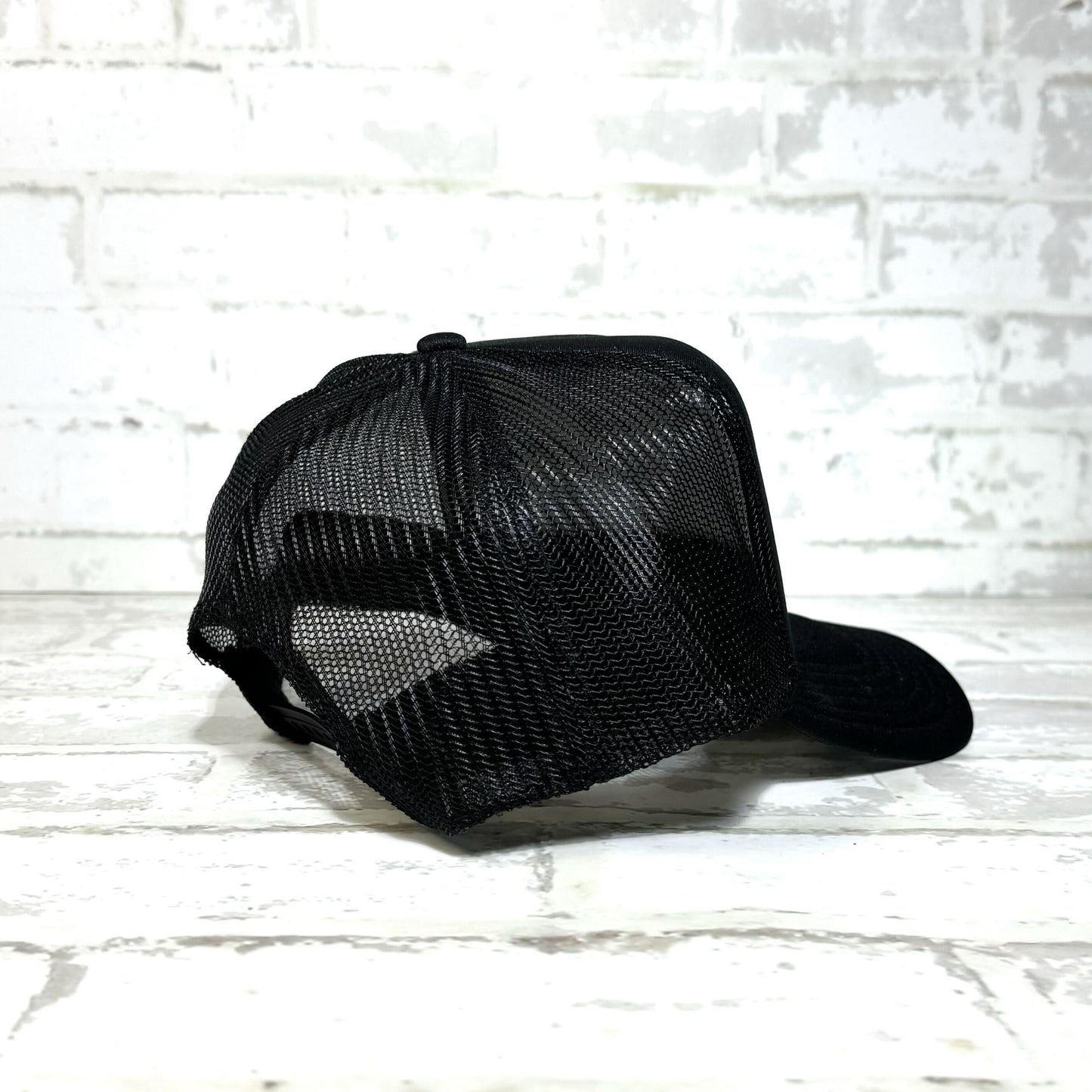 Lucky Horseshoe Pink Chenille Patch Foam Trucker Hat