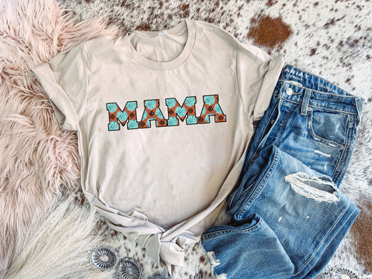 Concho Mama - Graphic Top