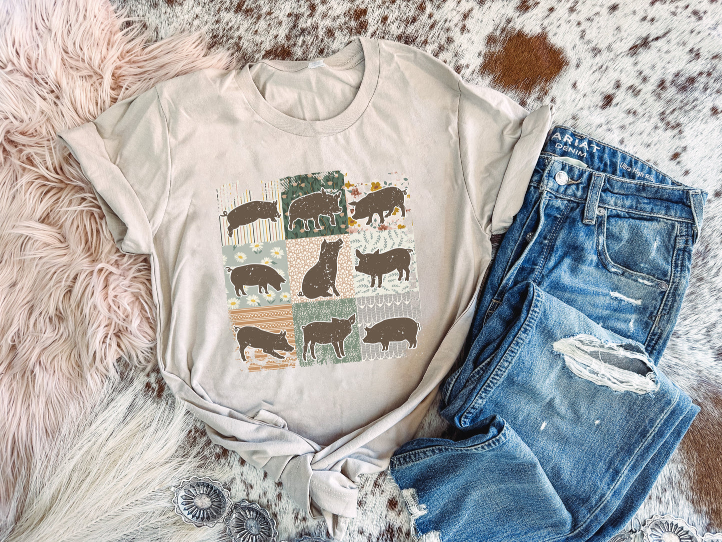 Pig Square - Graphic Top