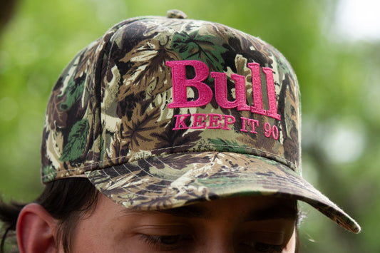 Pink Bull Bud Outdoorsman Cap
