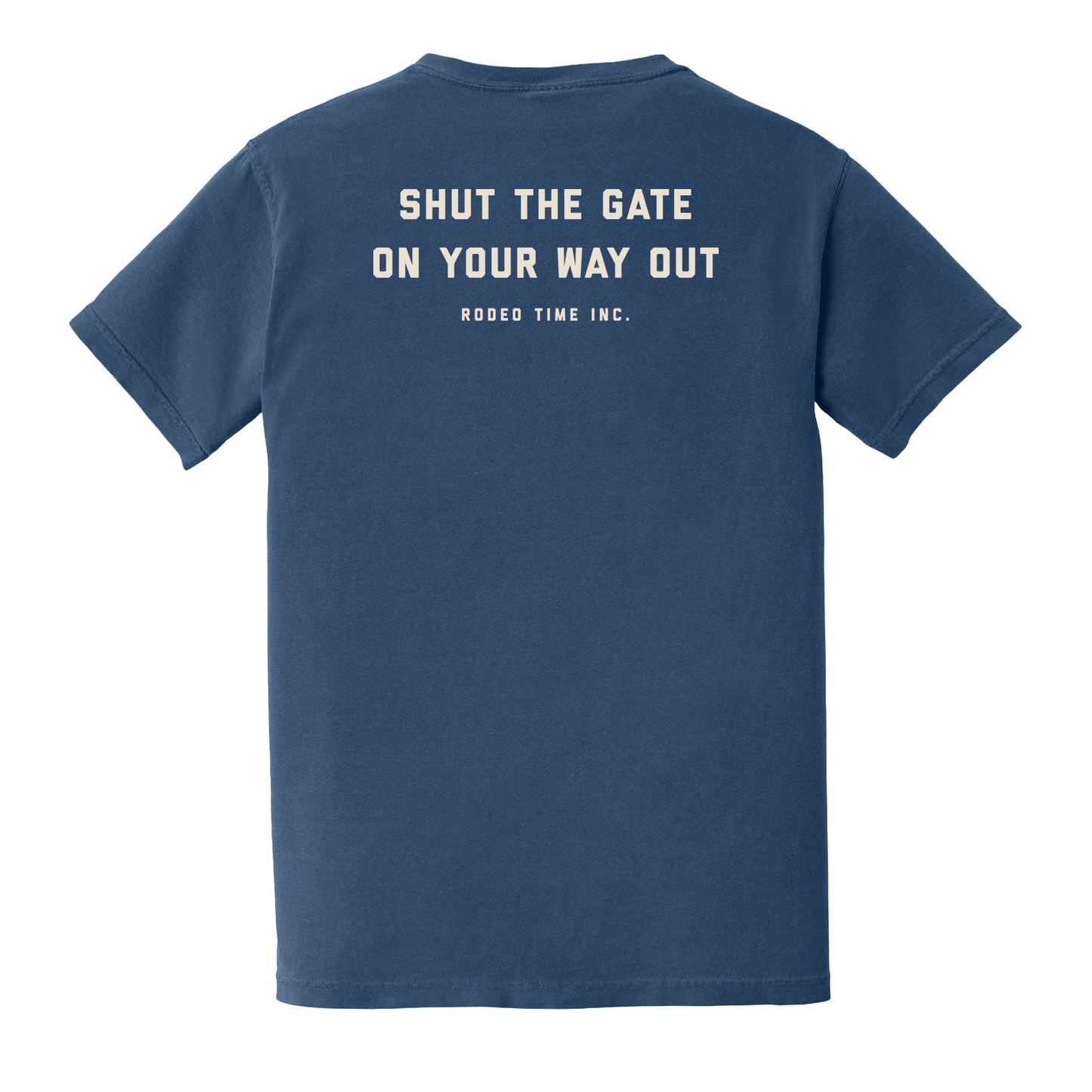 Rodeo Time Leaner Pocket T