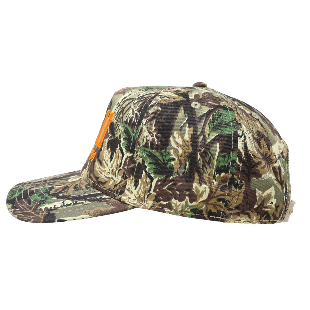 Orange Bull Bud Outdoorsman Cap