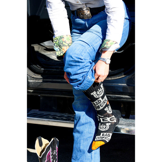 Bad Cowgirl Co. CO Branded Performance Boot Socks