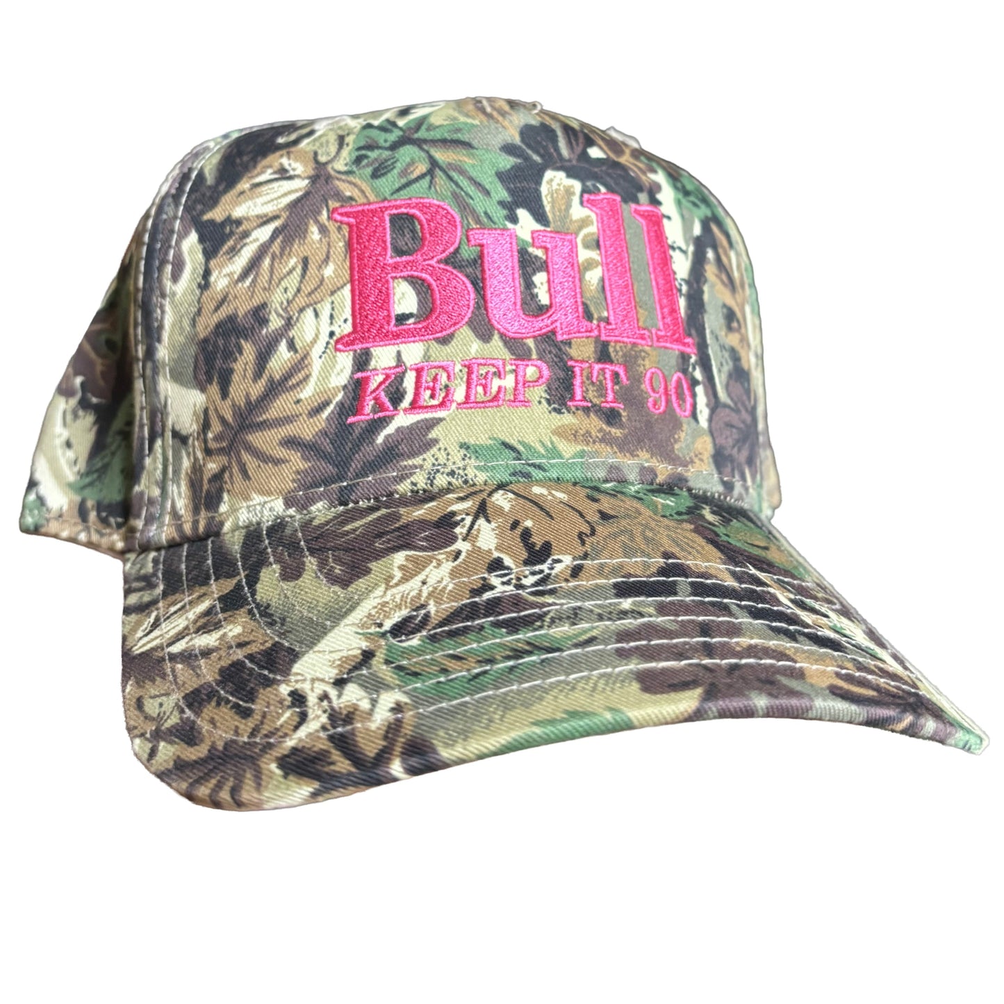 Pink Bull Bud Outdoorsman Cap