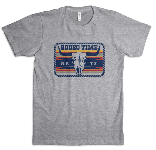Rodeo Time Skull Patch T