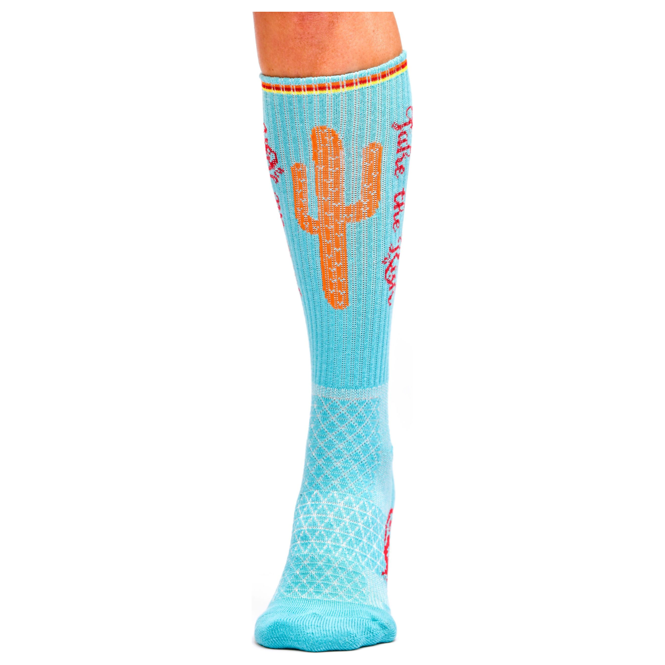Take the Risk Turquoise Performance Boot Socks