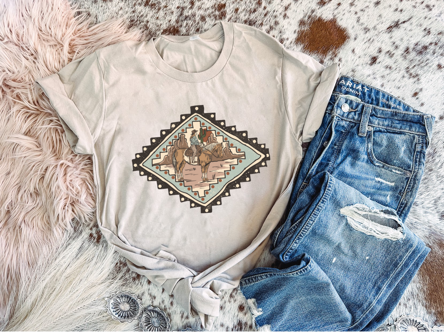 Cowgirl - Graphic Top