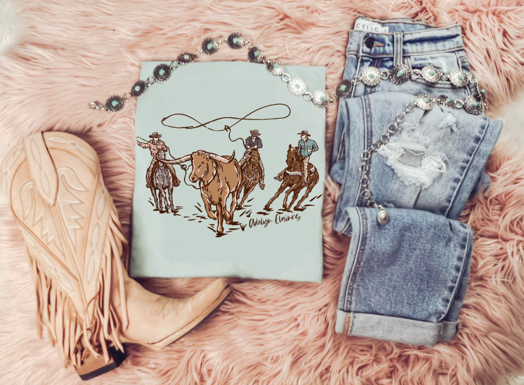 Ropin' - Graphic Top