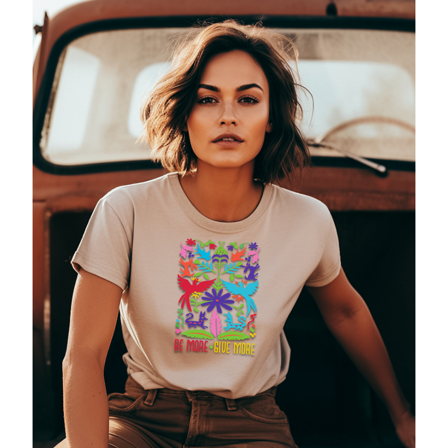 Be More Give More Unisex Jersey Short Sleeve Tee