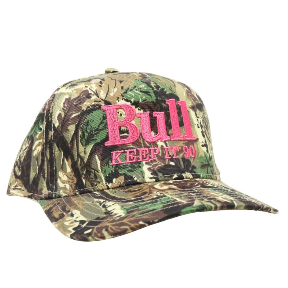 Pink Bull Bud Outdoorsman Cap