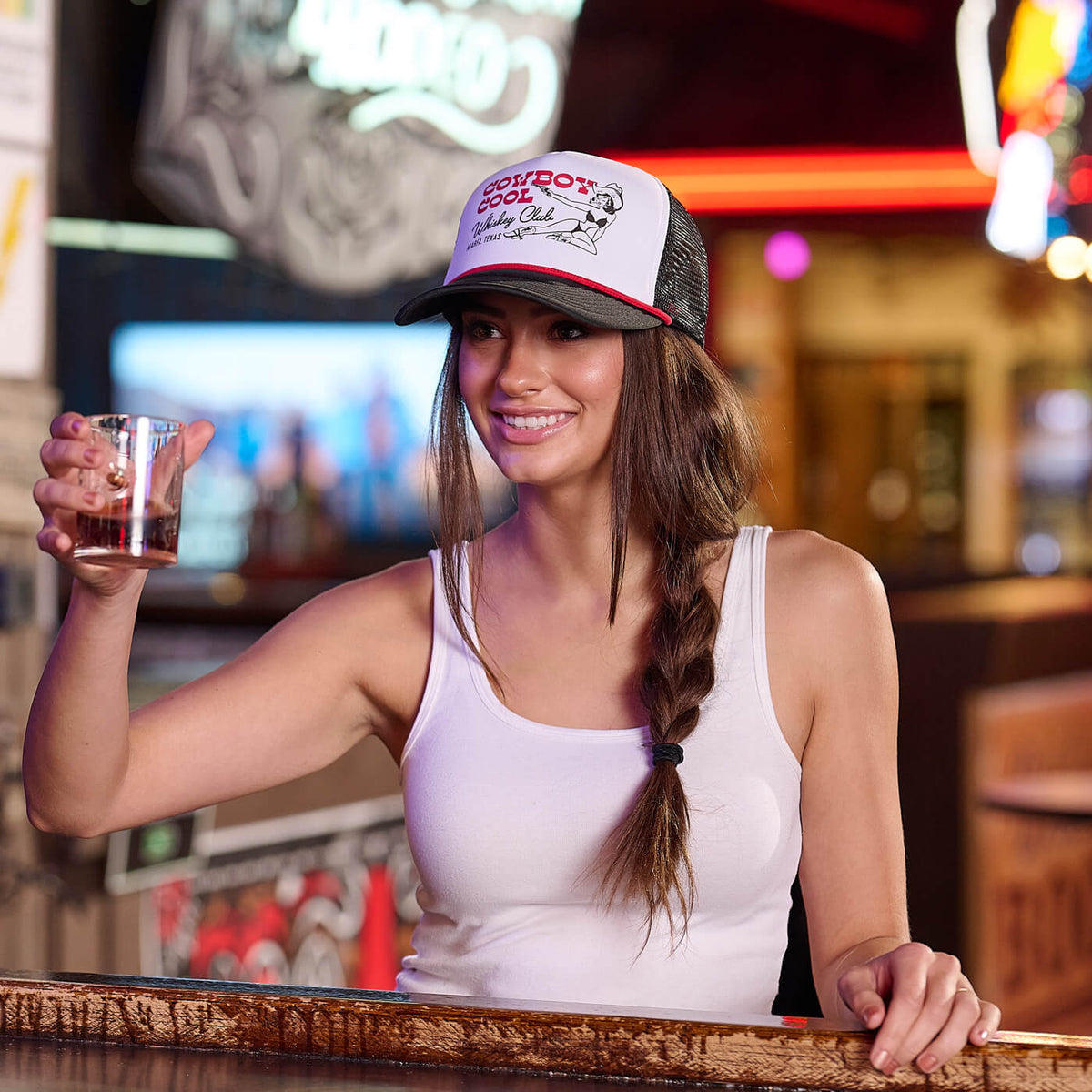 Whiskey Club Foam Trucker Hat