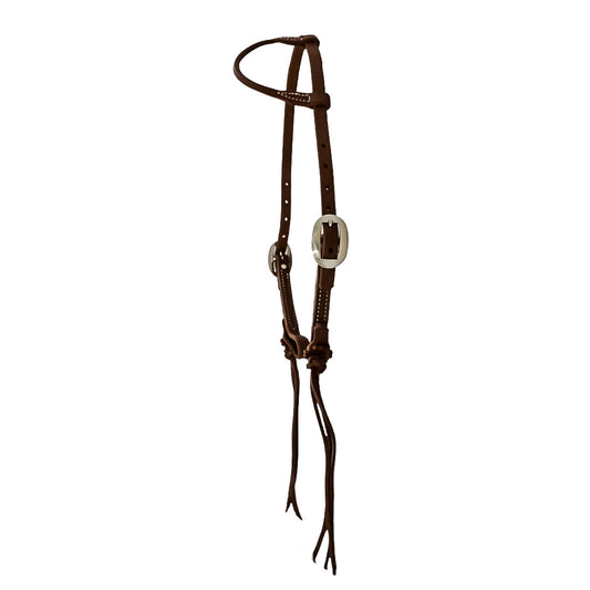 AJ Tack Rattlesnake Single Ear Headstall - Oiled