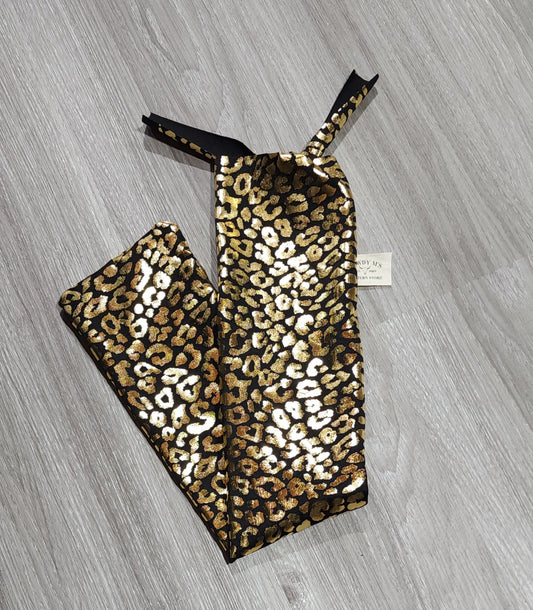 Gold/Black Loud Leopard Tailbag image 0