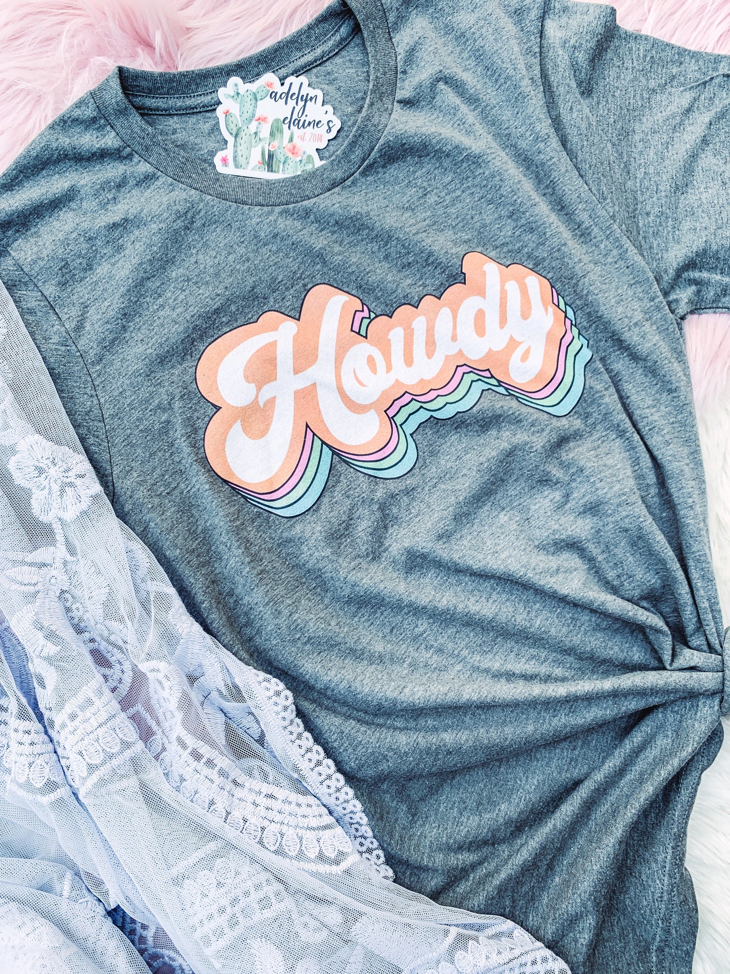 Retro Howdy - Graphic Top