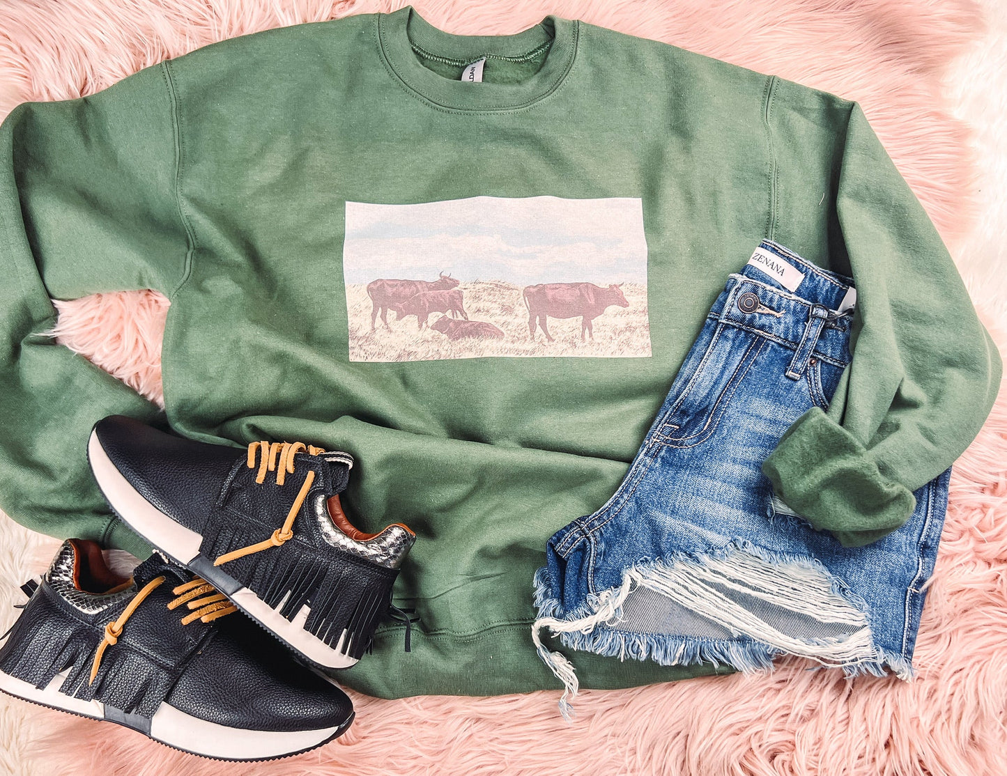 Cow Pasture - Graphic Top