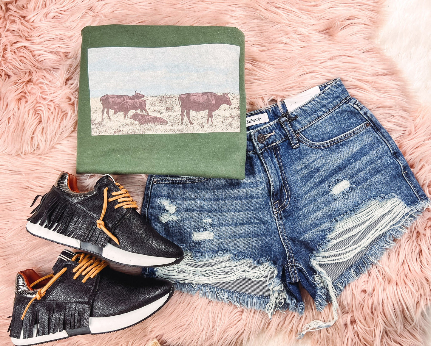 Cow Pasture - Graphic Top