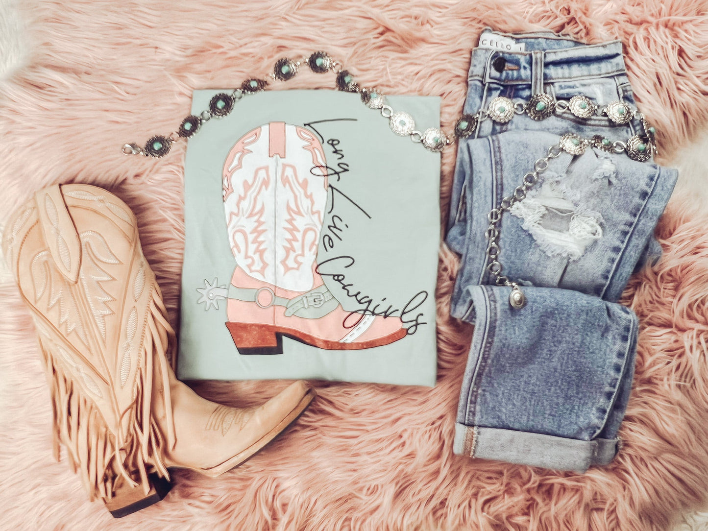 Long Live Cowgirls - Graphic Top