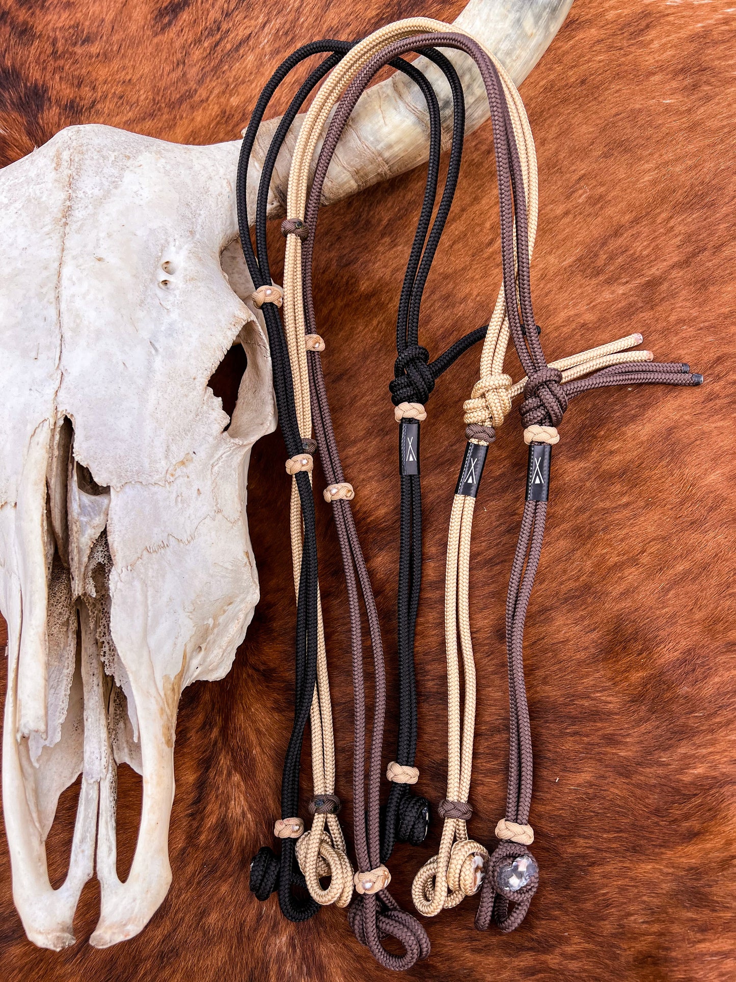 Hand Tied Rope Headstall