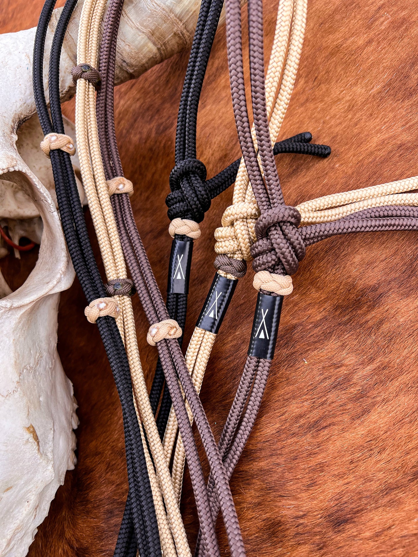 Hand Tied Rope Headstall