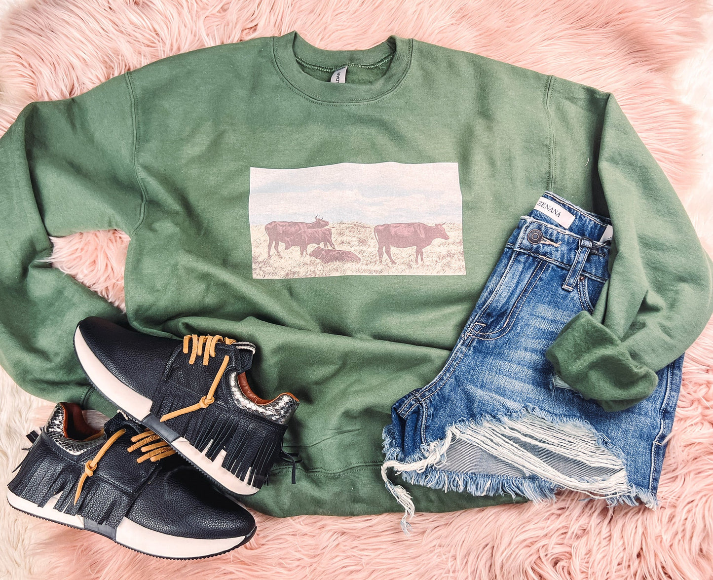 Cow Pasture - Graphic Top