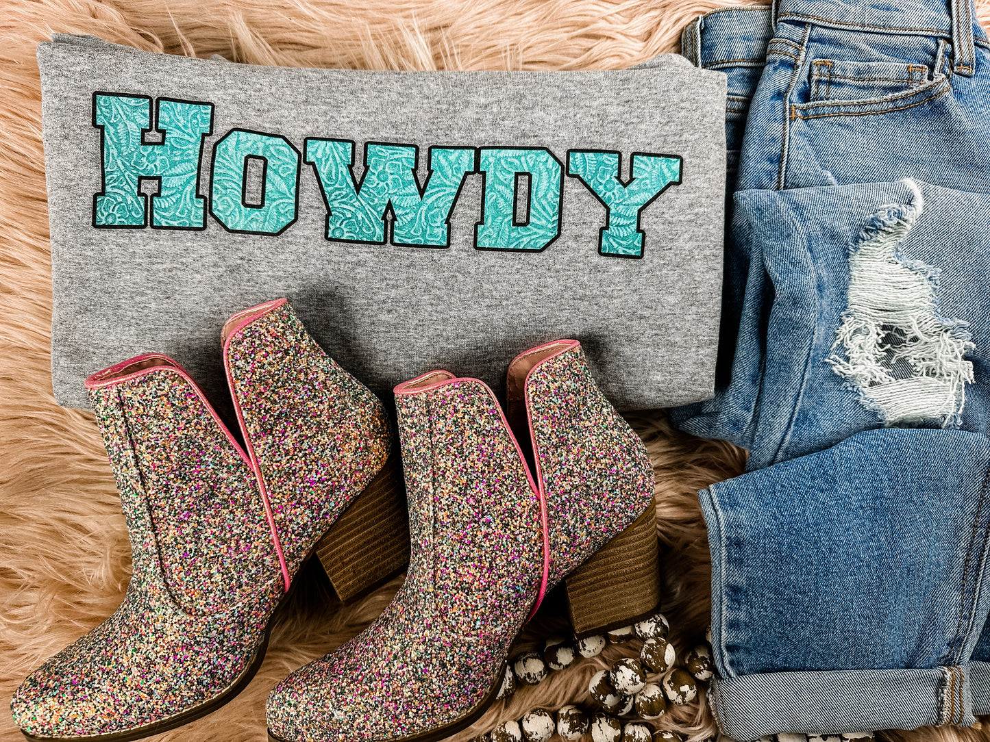 Tooled Howdy - Graphic Top