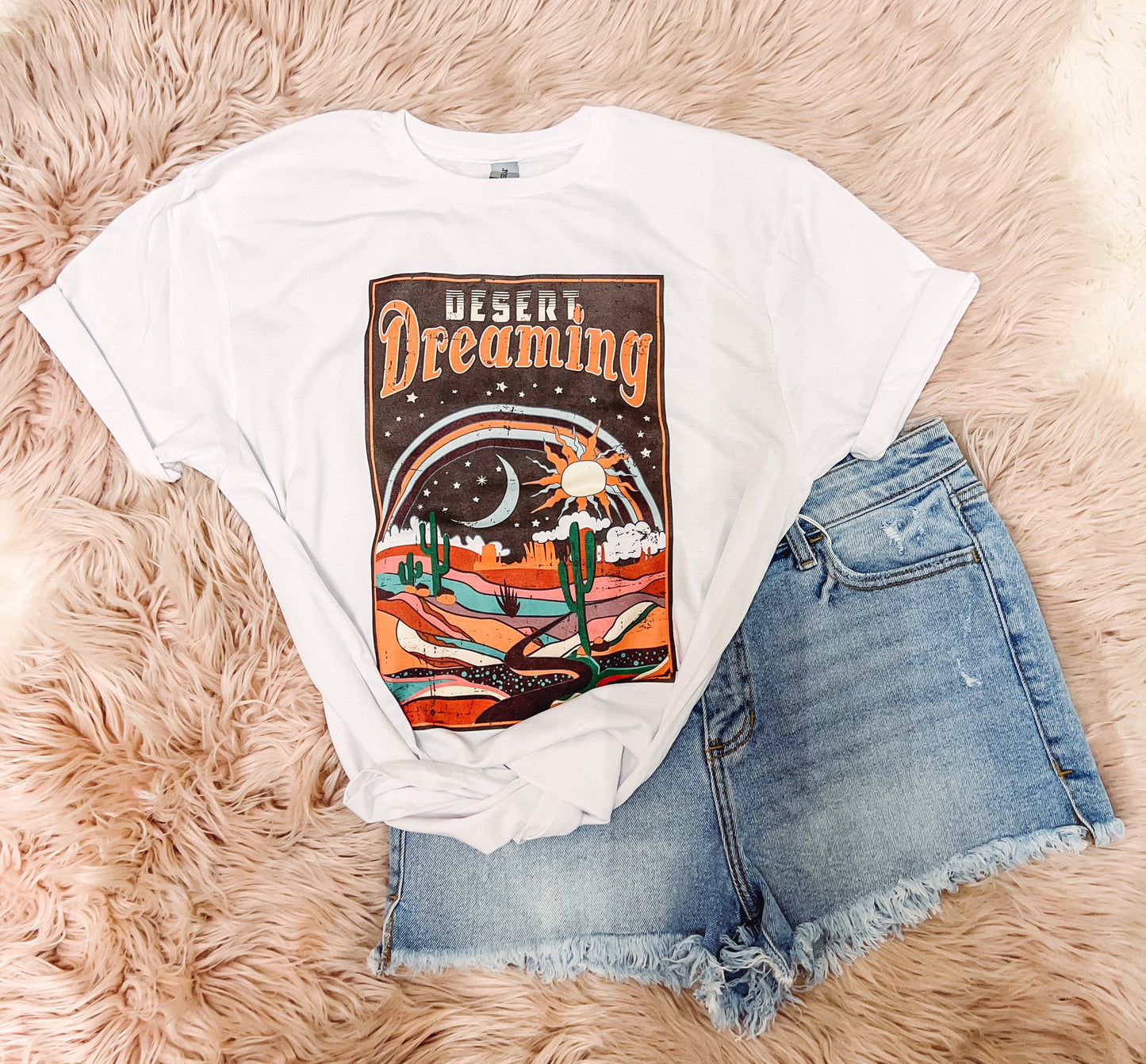 Boho Desert Scene - Graphic Top