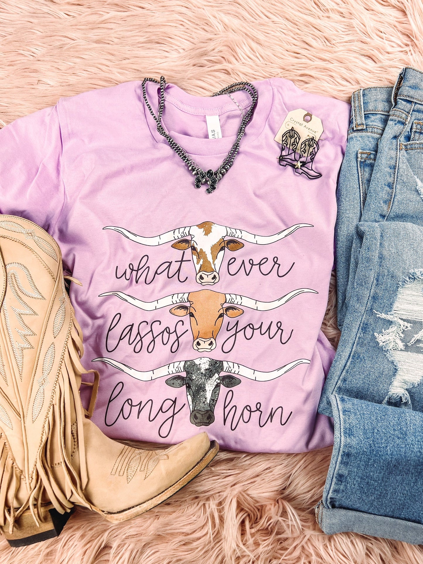 Whatever Lassos - Graphic Top