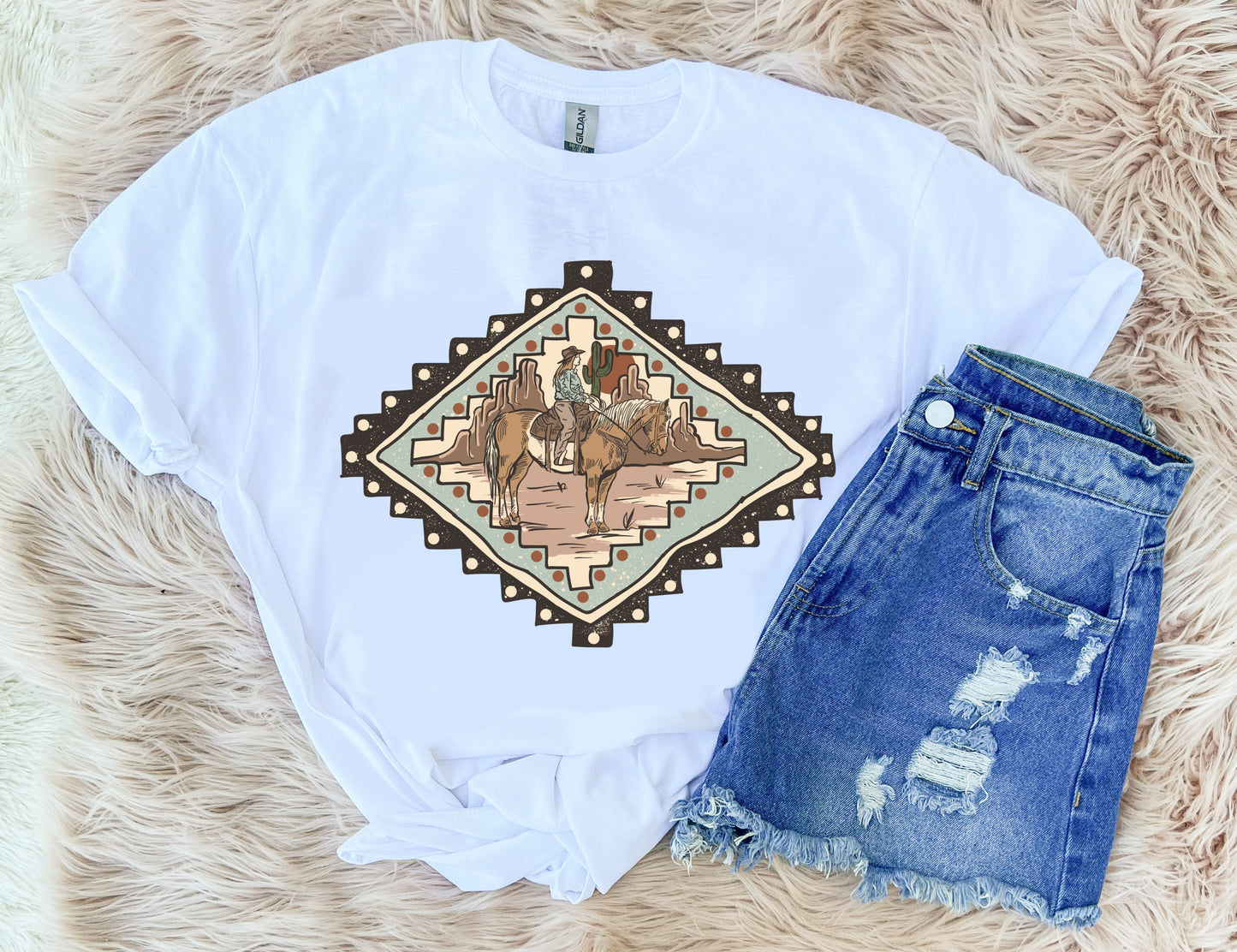 Cowgirl - Graphic Top