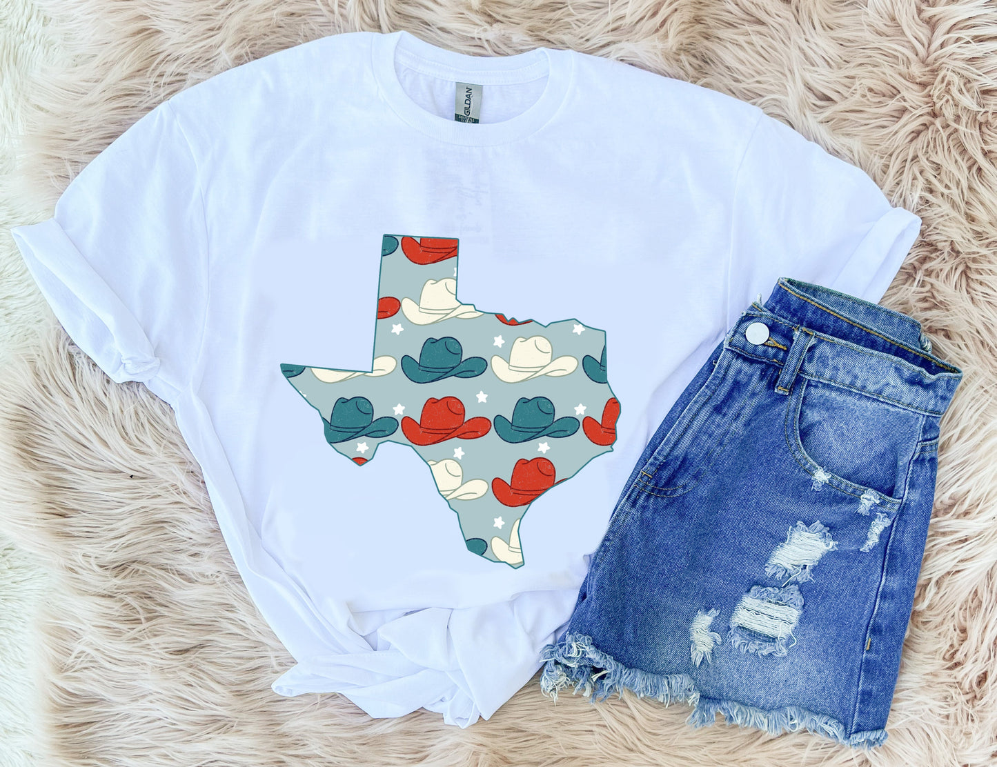 Texas Hat - Graphic Top