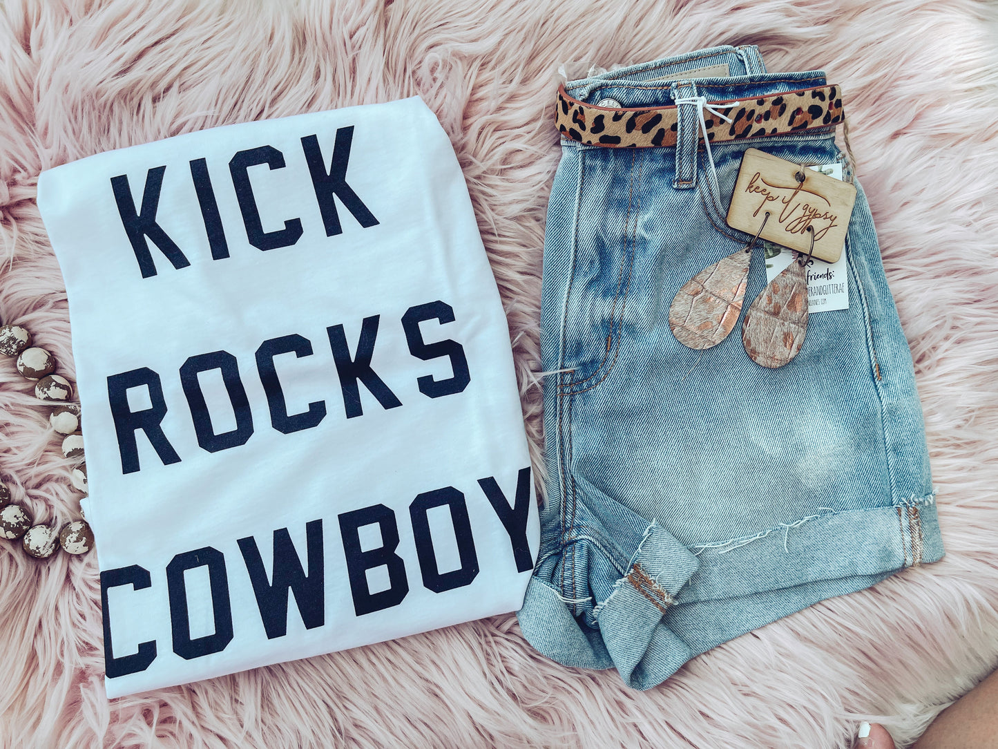 Kick Rocks Cowboy - Graphic Top
