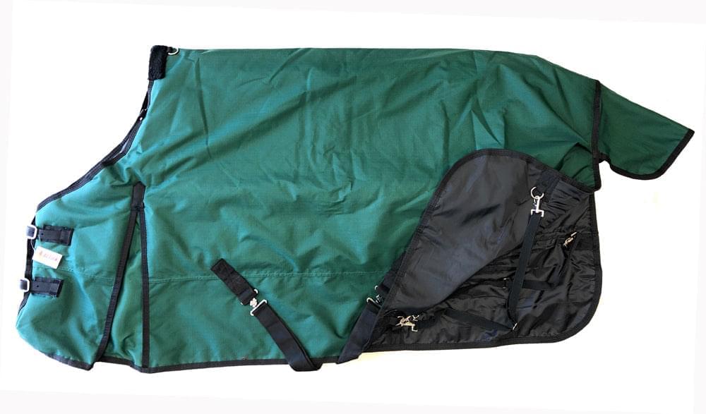 AJ Tack 1200D Waterproof Turnout Horse Blanket 400g - Green