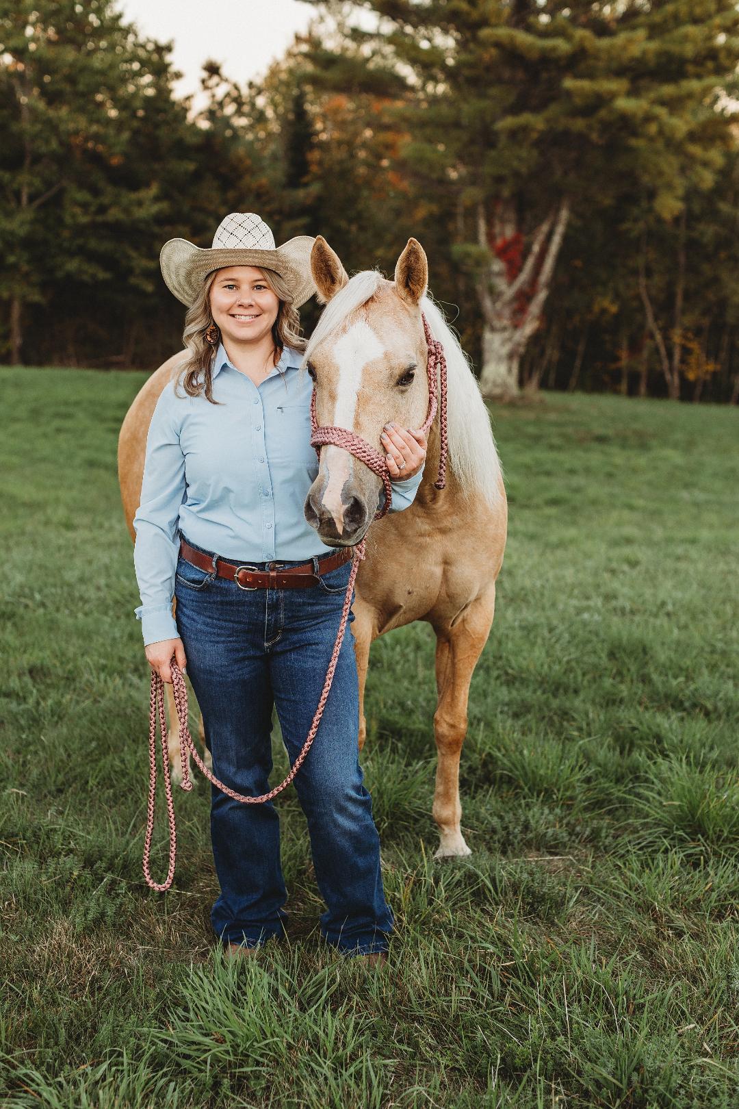 One Color Muletape Halter + Lead- Customize