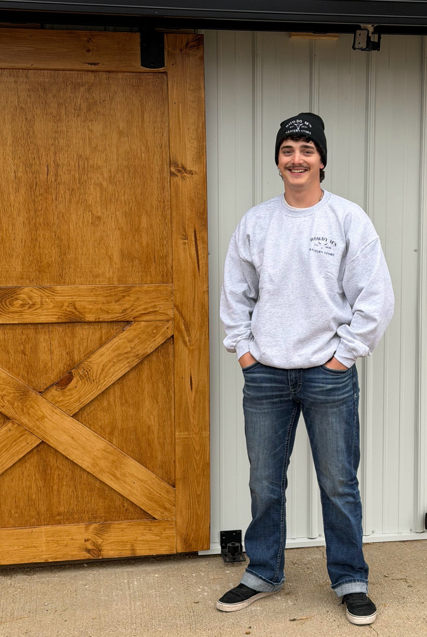 Rowdy M's Logo Crewneck