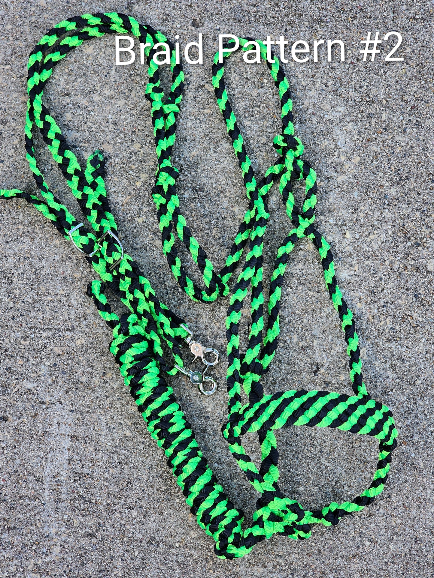 Two Color Muletape Halter + Lead- Customize
