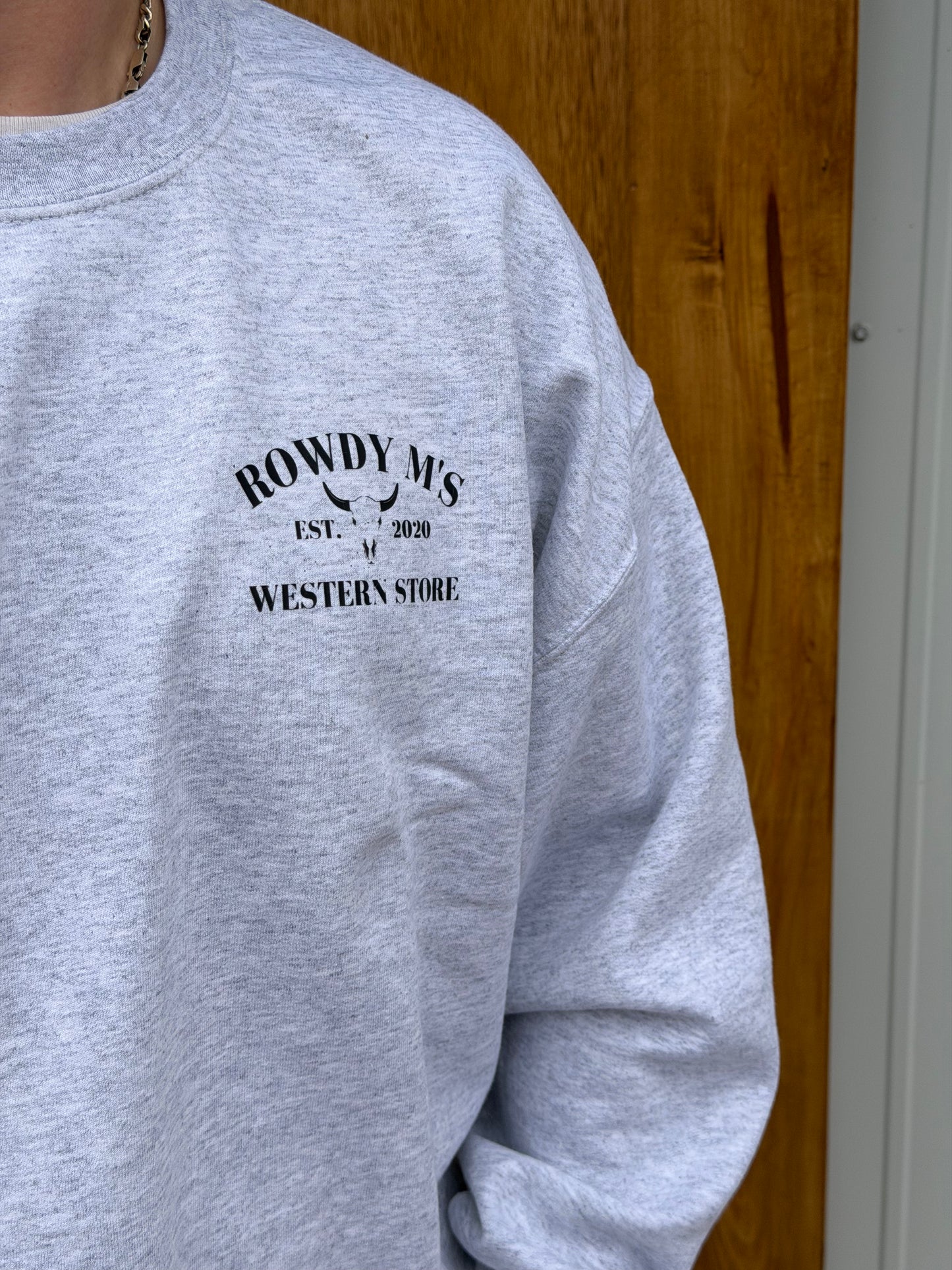 Rowdy M's Logo Crewneck